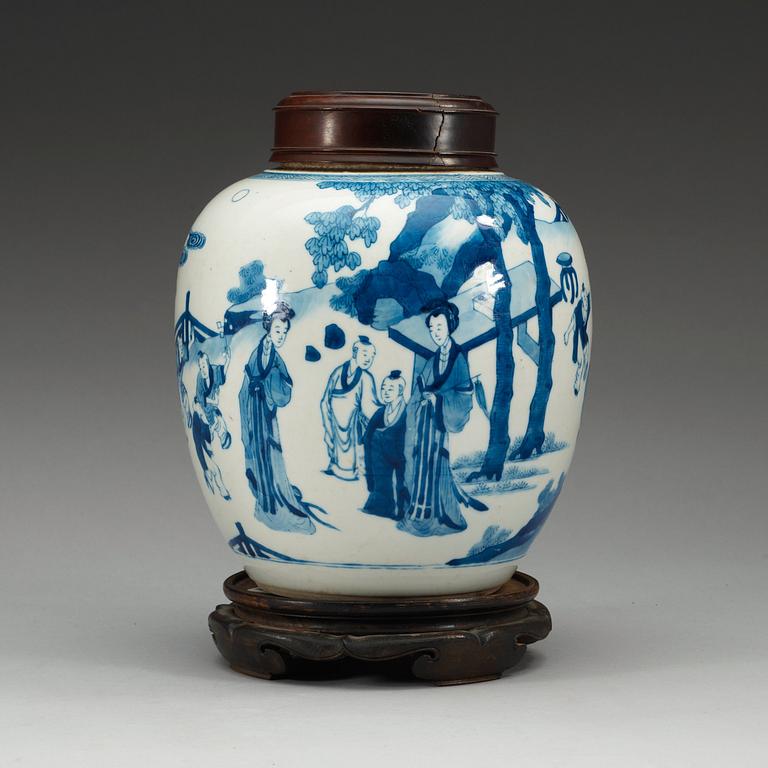 KRUKA, porslin. Qing dynastin, Kangxi (1662-1722).