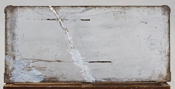 A Directoire late 18th century mahogany commode.