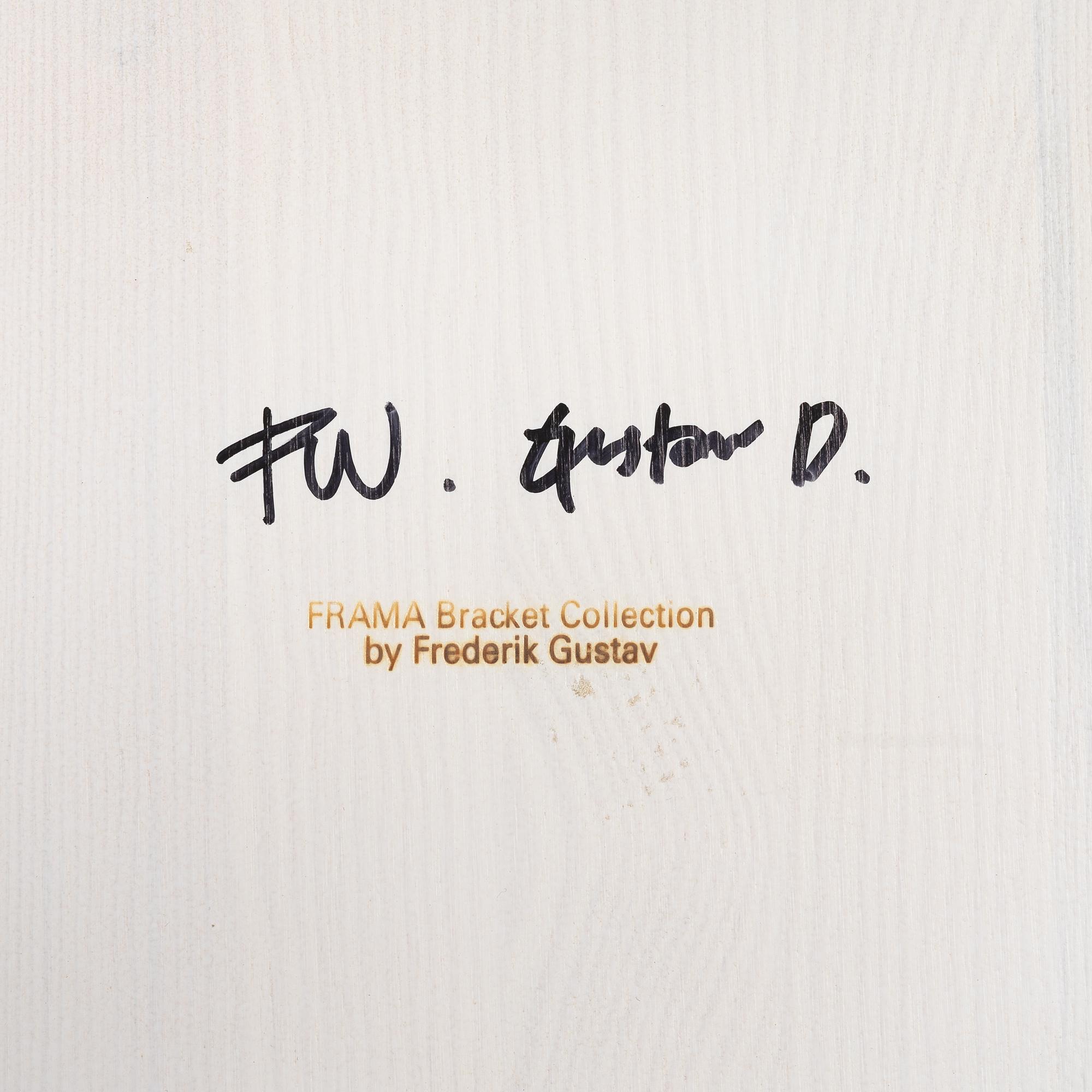 Frederik Gustav, "Bracket Chair", 2 st., Frama, Köpenhamn, Danmark 2023.