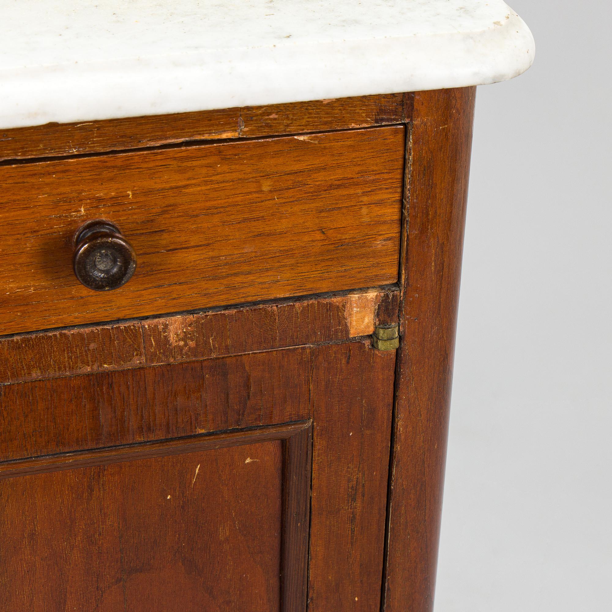 Two bedside tables, early 20th century.