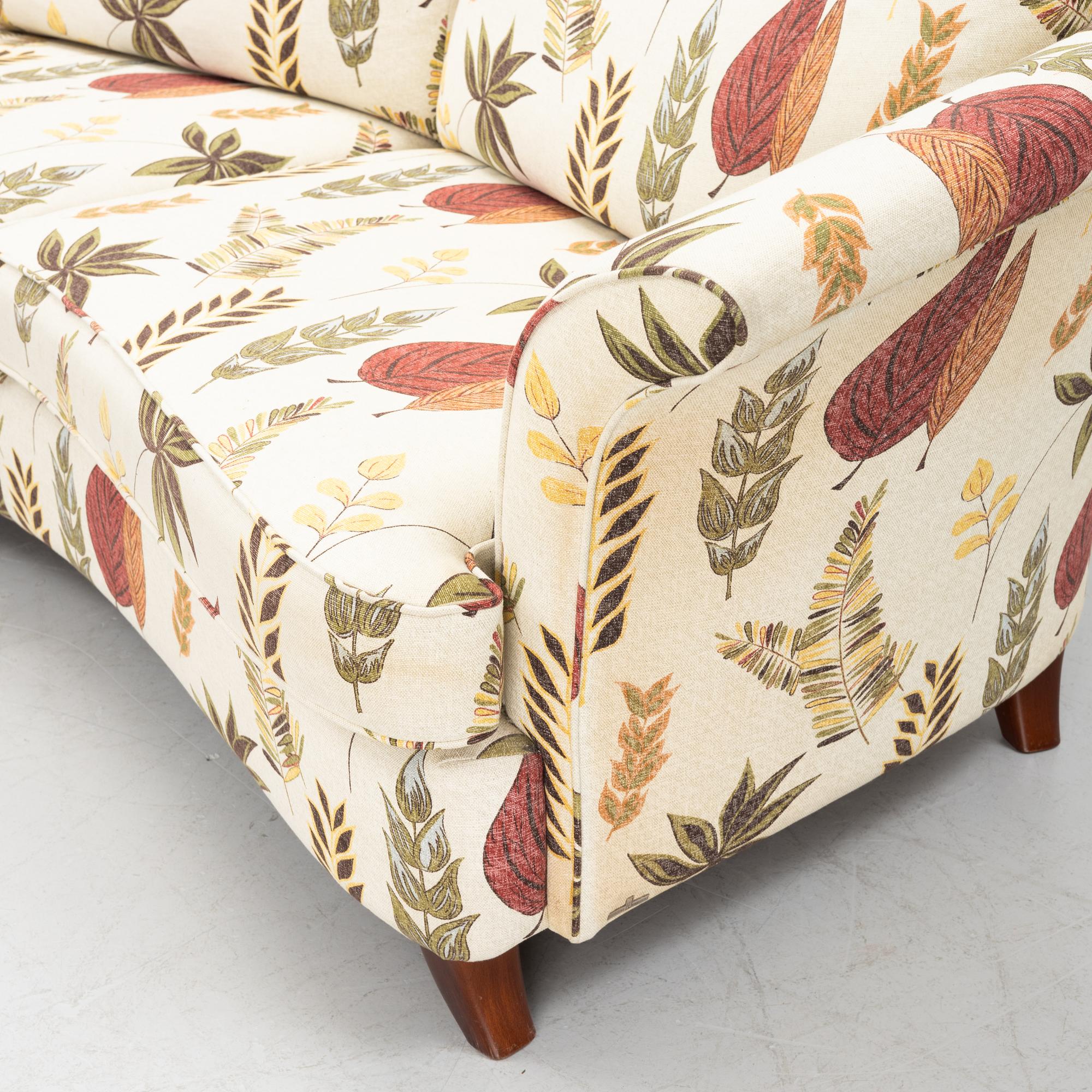 A curved sofa from Bröderna Andersson.