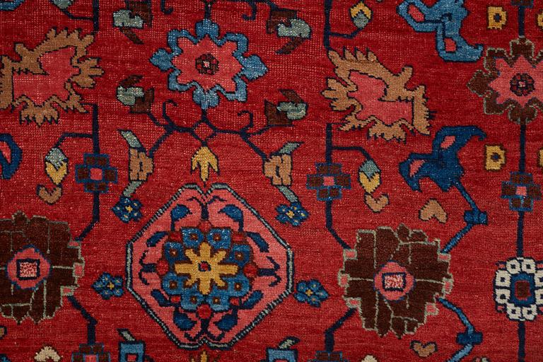 MATTA, semiantik Bidjar, ca 203 x 144,5 cm (samt kortsidorna med 2,5 respektive 3 cm slätväv).
