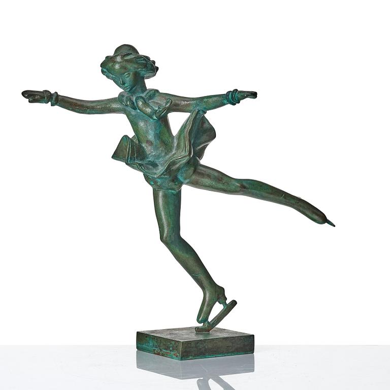 Carl Milles, "Skridskoprinsessan" (=The skater princess).