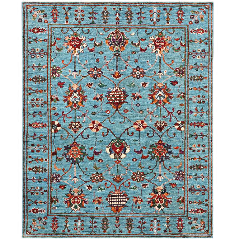 A rug, Ziegler Ariana, c. 206 x 155 cm.