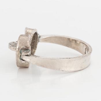 CLAËS E. GIERTTA, armring, silver, Stockholm, 1973.