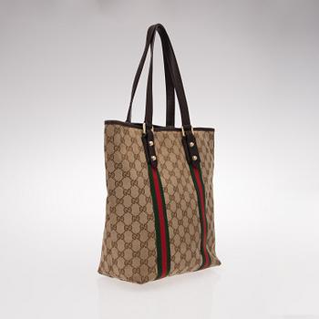 Guccissima Canvas Tote Bag.