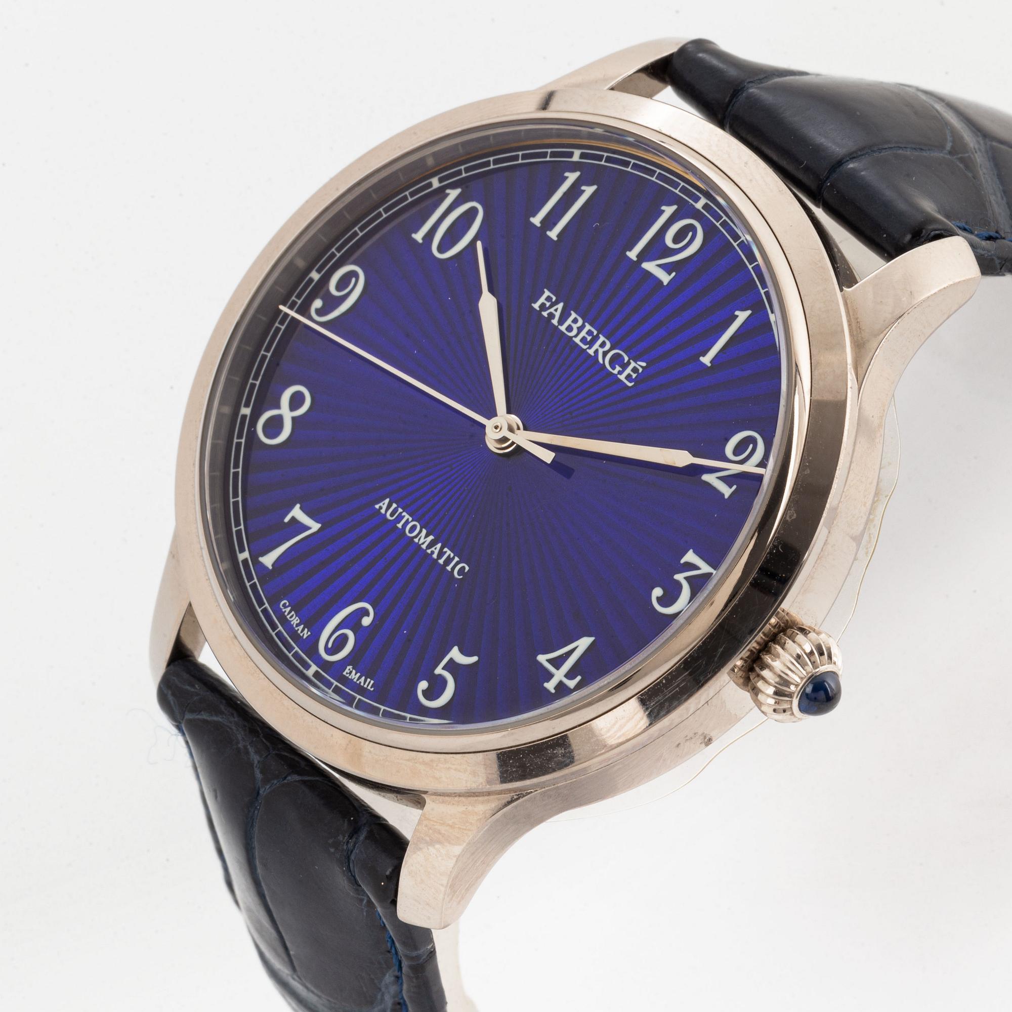 Fabergé, Agathon, wristwatch, 40 mm.
