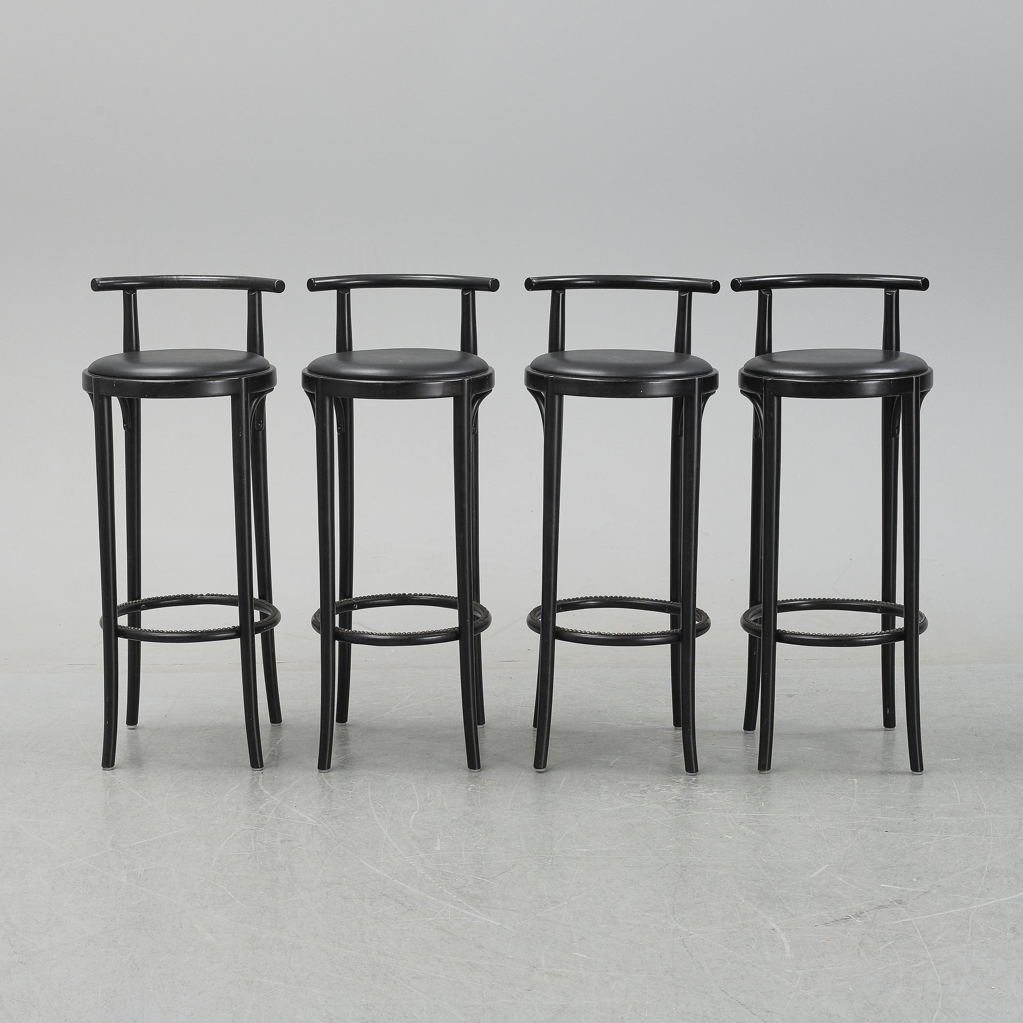 A set of four 'Linus' bar stools, Gemla, 1996/1997.