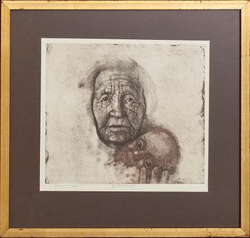 JIRI ANDERLE, etching, signed and numbered 22/100, dated 1997.