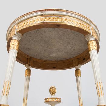 An 8-piece Gustavian style furniture set, late 19th century.