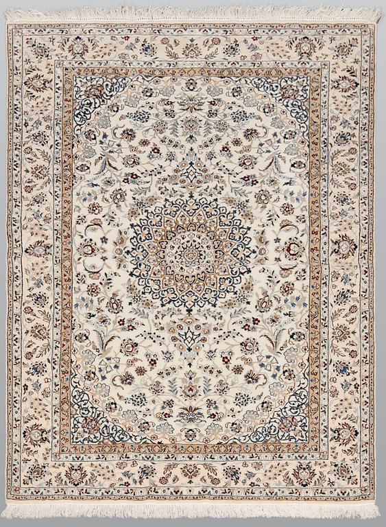 A rug, Nain Part Silk, sk 6 LAA, 179 x 123 cm.