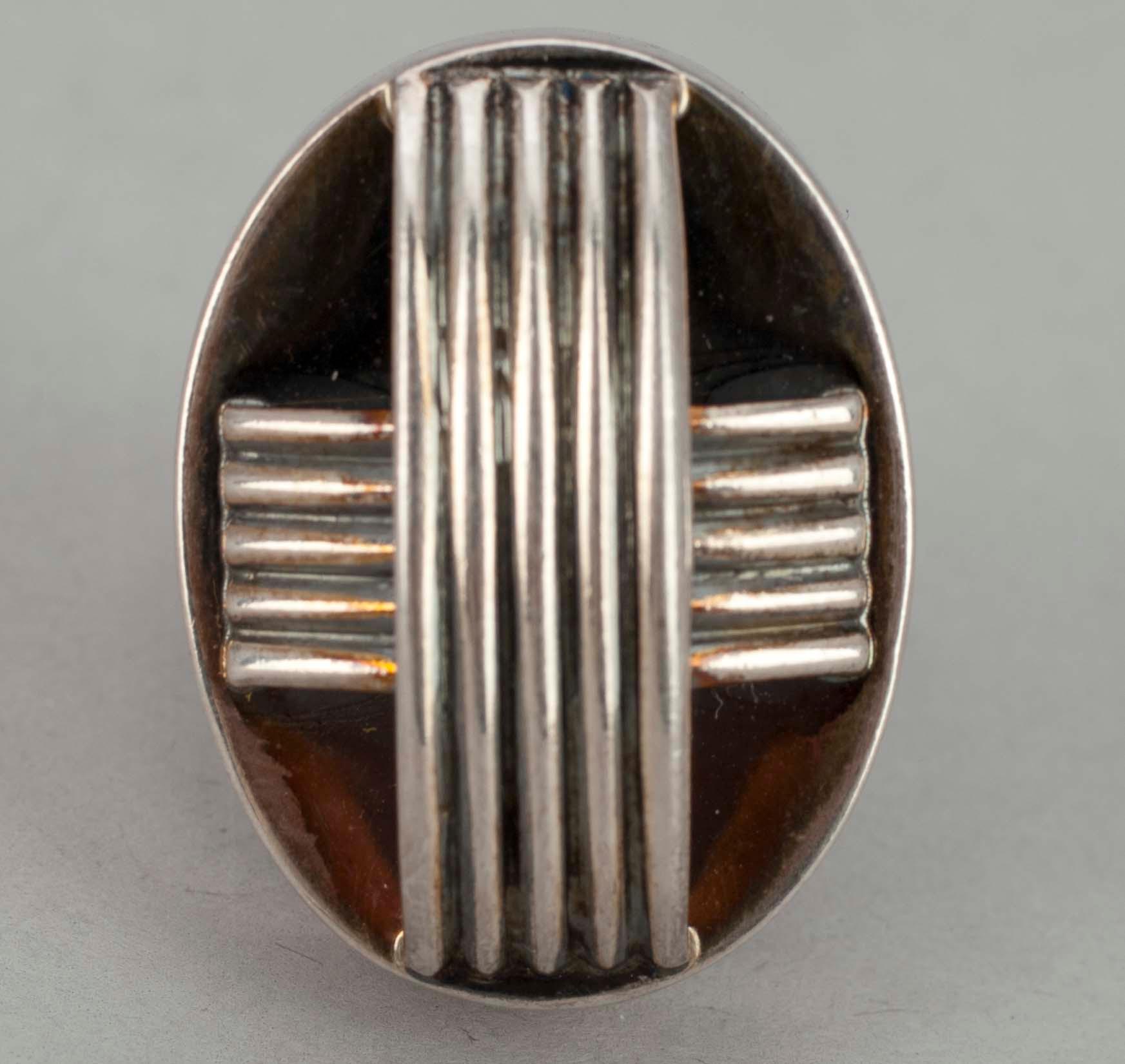 RINGAR, 2 st, sterling silver, E. Granit & Co. Helsingfors 1967. Tot. vikt 18,8 gr.
