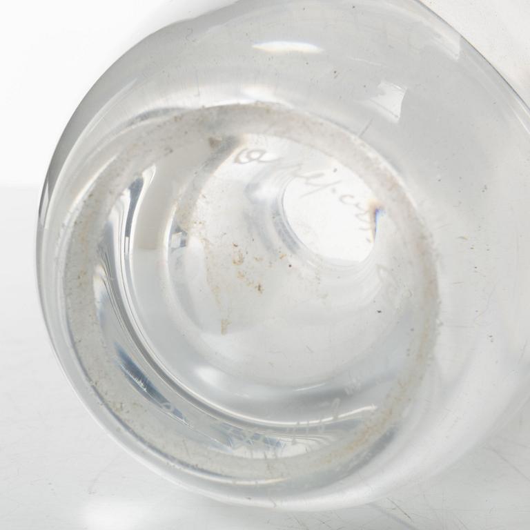 Edvin Öhrström, a glass vase, Orrefors 1942.