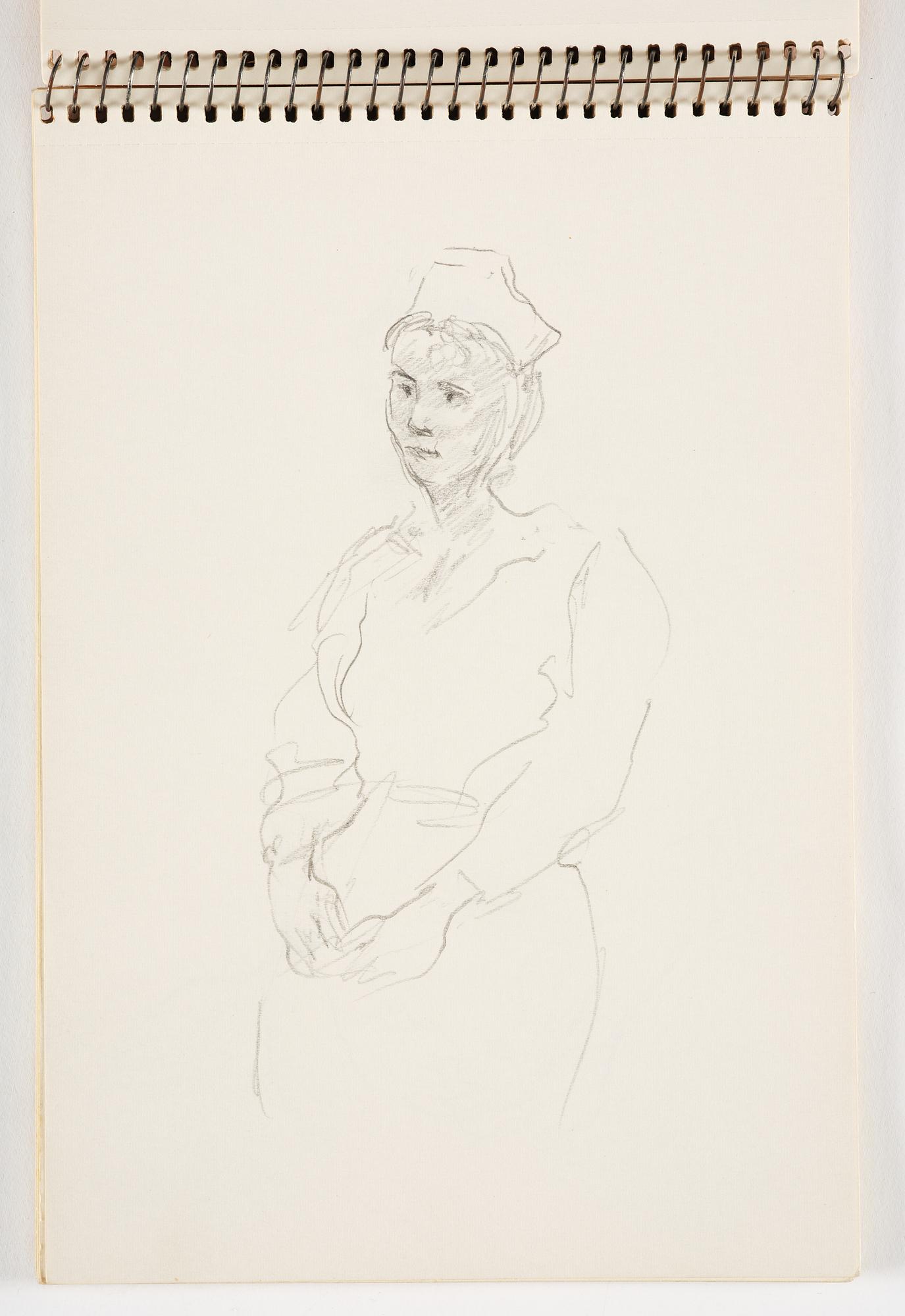 Lotte Laserstein, 3 skissböcker med blyertsteckningar.