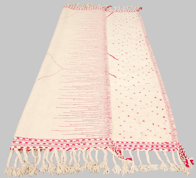 A moroccan carpet, ca 250 x 174 cm.