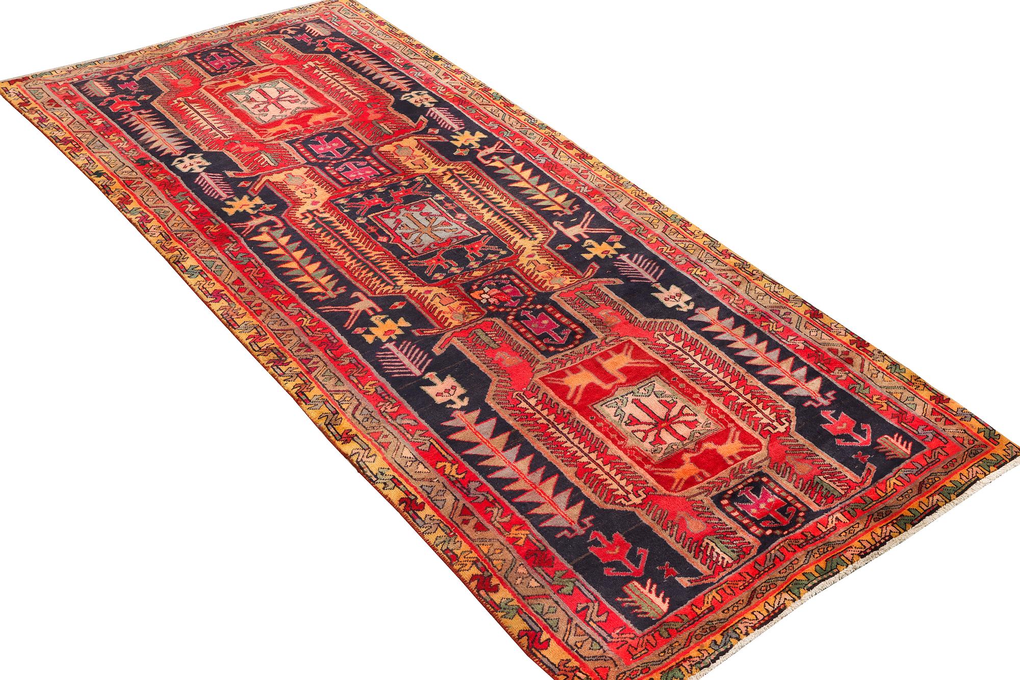 An Ardabil carpet, c. 280 x 124 cm.