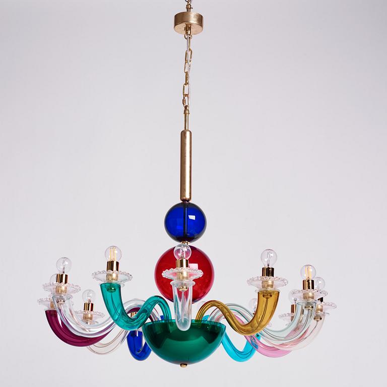 Gio Ponti, a chandelier, Venini, Italy, 2014.