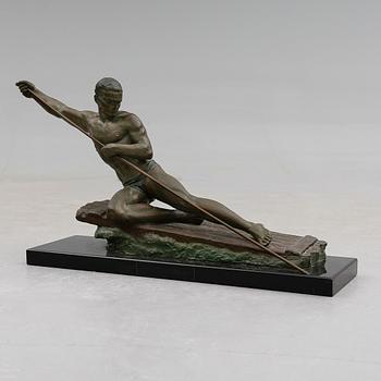 SKULPTUR, brons, 1900-talets första hälft, otydligt signerad Cipriani.