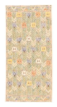 186. Märta Måås-Fjetterström, a drape, "Rågen", flat weave, ca 224,5-227 x 108-110 cm, signed MMF.