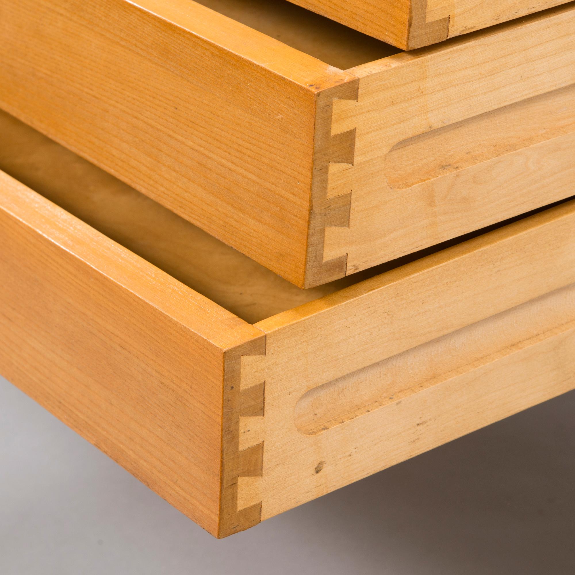 NILS JONSSON, sideboard model 222 (4008) manufactured under licens by Asko Finland 1950/60s.