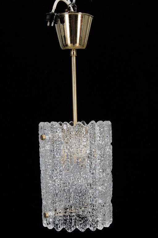 TAKLAMPA, Carl Fagerlund, Orrefors. Höjd 52 cm.