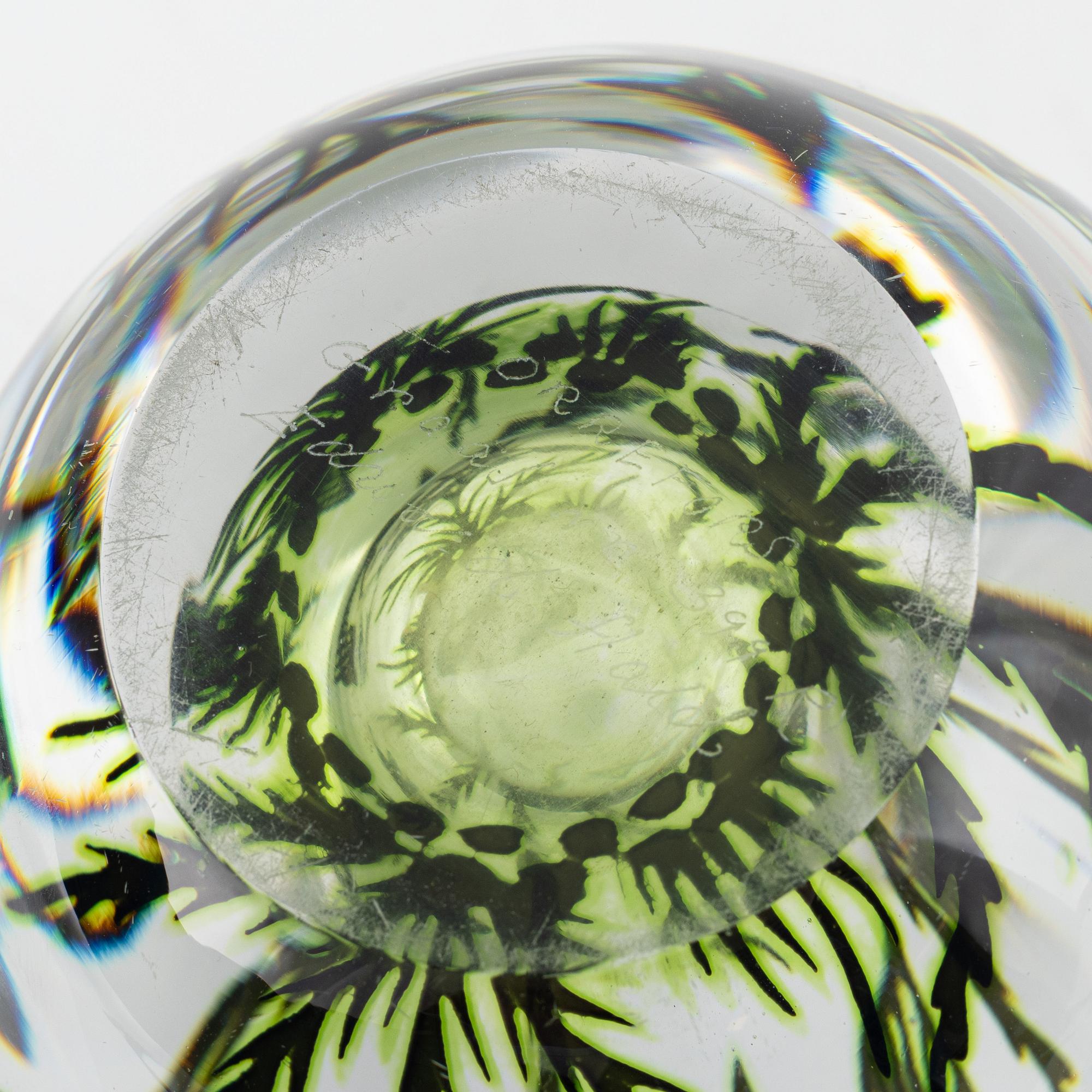 Edward Hald, vas, fiskgraal, Orrefors.