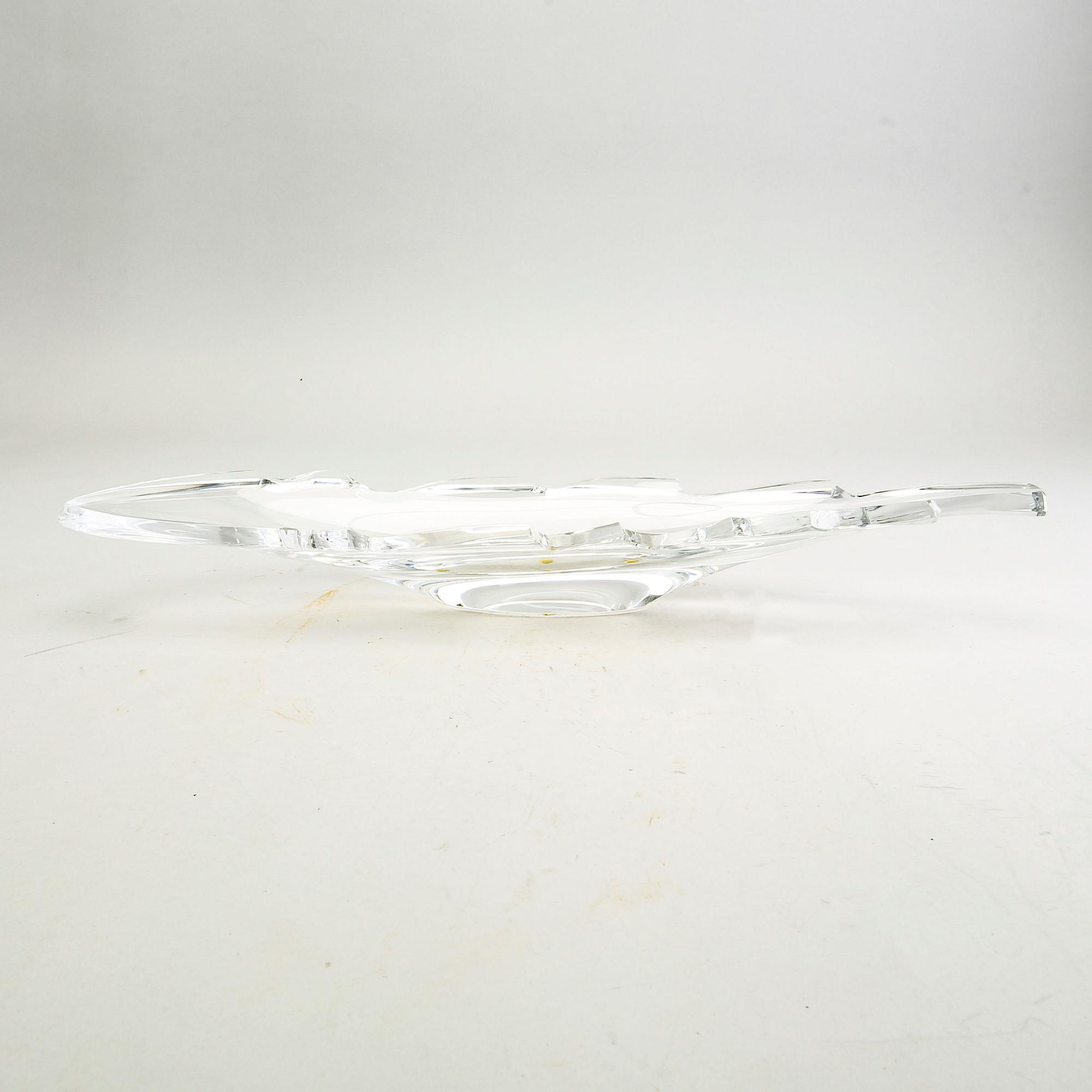 Sigurd Persson, Bowl / dish, Kosta, signed, numbered, Unique.