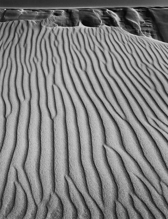 Ansel Adams, "Sand Dunes, Oceano, California", ca 1950.