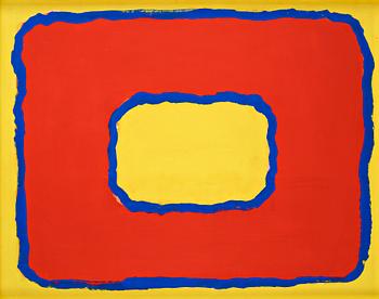 527. Bram Bogart, Composition in yellow, red and blue.