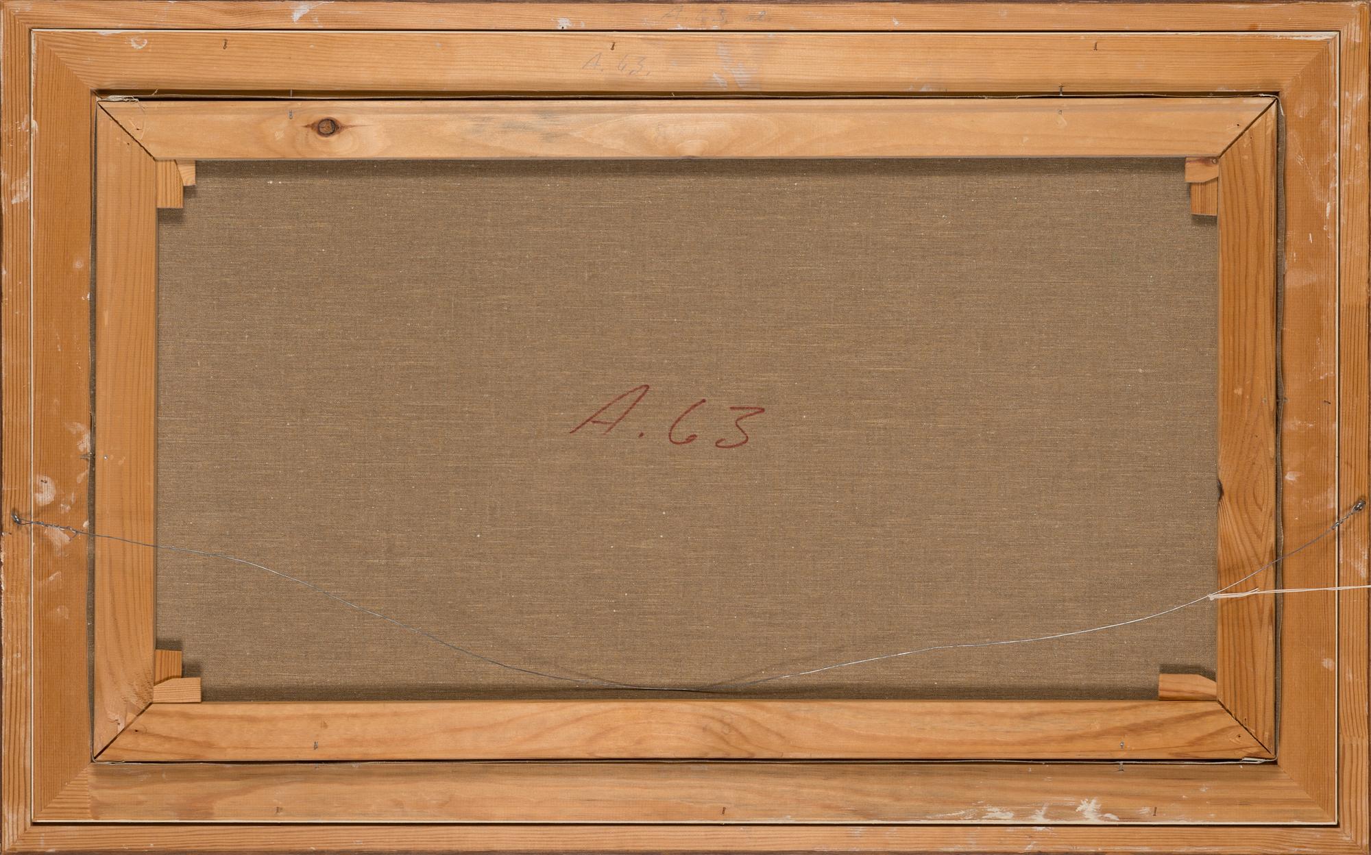 Eero Nelimarkka, oil on canvas, signed and dated 1973.