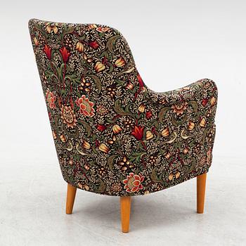 Carl Malmsten, armchair, "Samsas", O.H. Sjögren, second half of the 20th century.