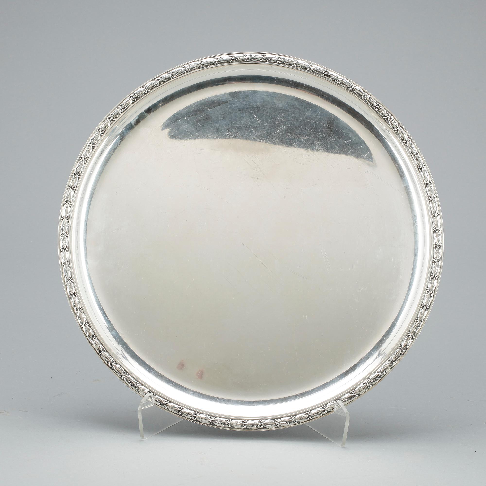FAT, silver, W.A. Bolin, Stockholm, 1965. Vikt 1221 gram.