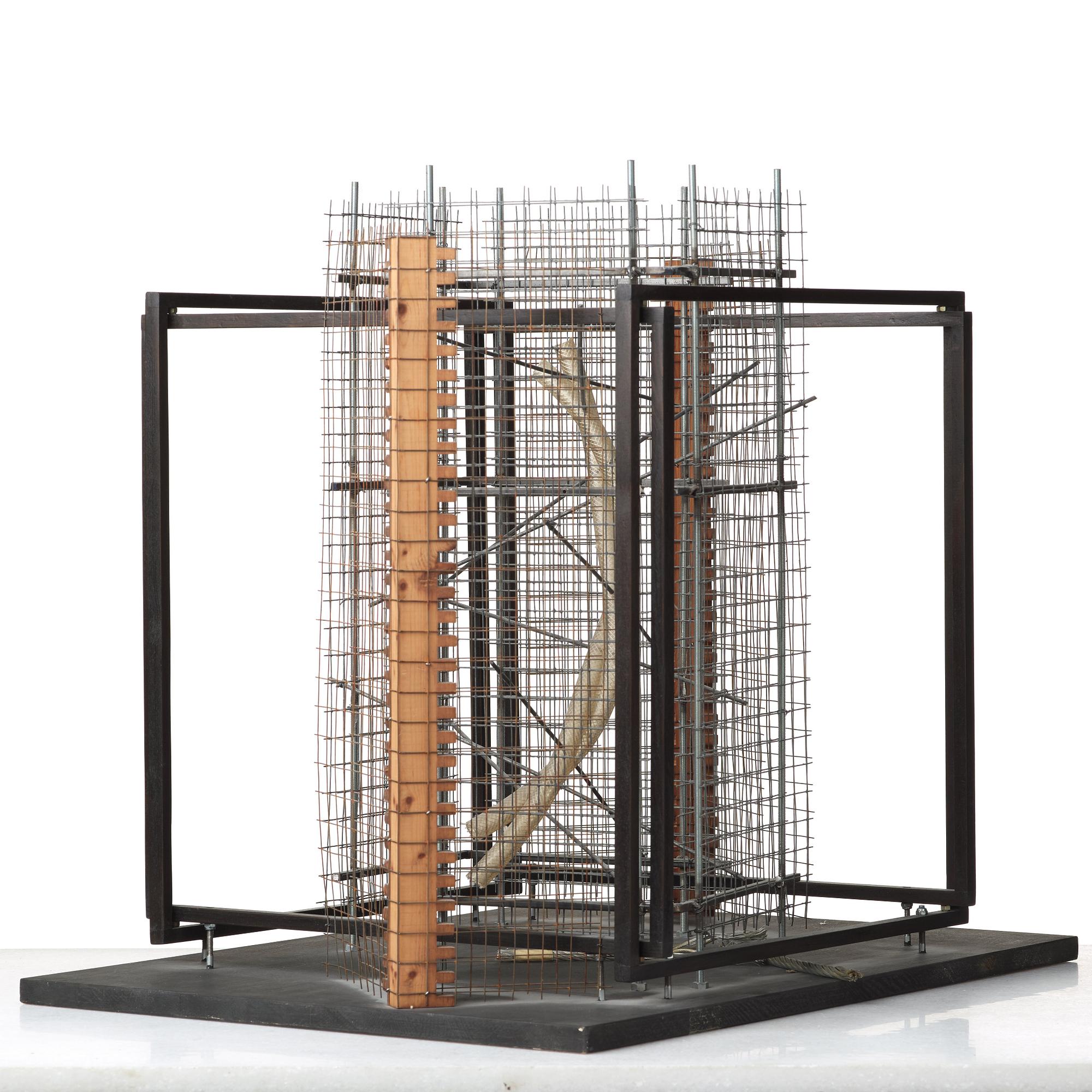 LARS KLEEN, A corner model, Signed Lasse Kleen and dated 1968 under the base.