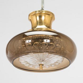 Carl Fagerlund, a “Bubblan” ceiling light, Orrefors, late 20th century.