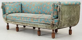 An Axel Einar Hjorth  originally upholstered 'Library' sofa, Nordiska Kompaniet, 1931.