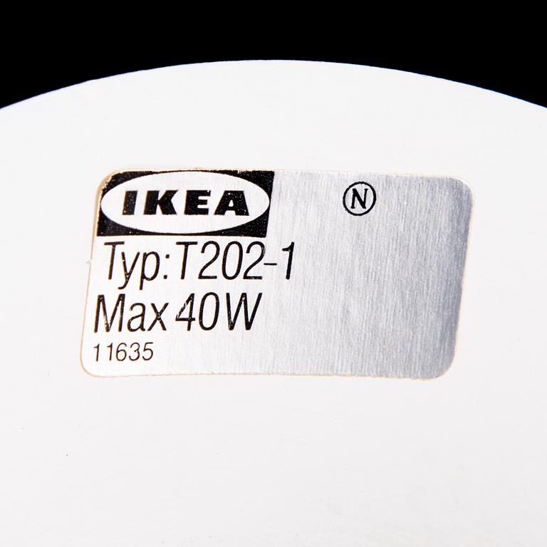 IKEA, TAKLAMPOR, 2 ST, "Duett", modellen formgiven av Bent Boysen för Ikea 1983.