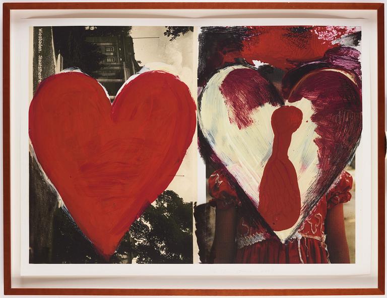 Jim Dine, "Wiesbaden", ur "Hearts from Nikolaistrasse".