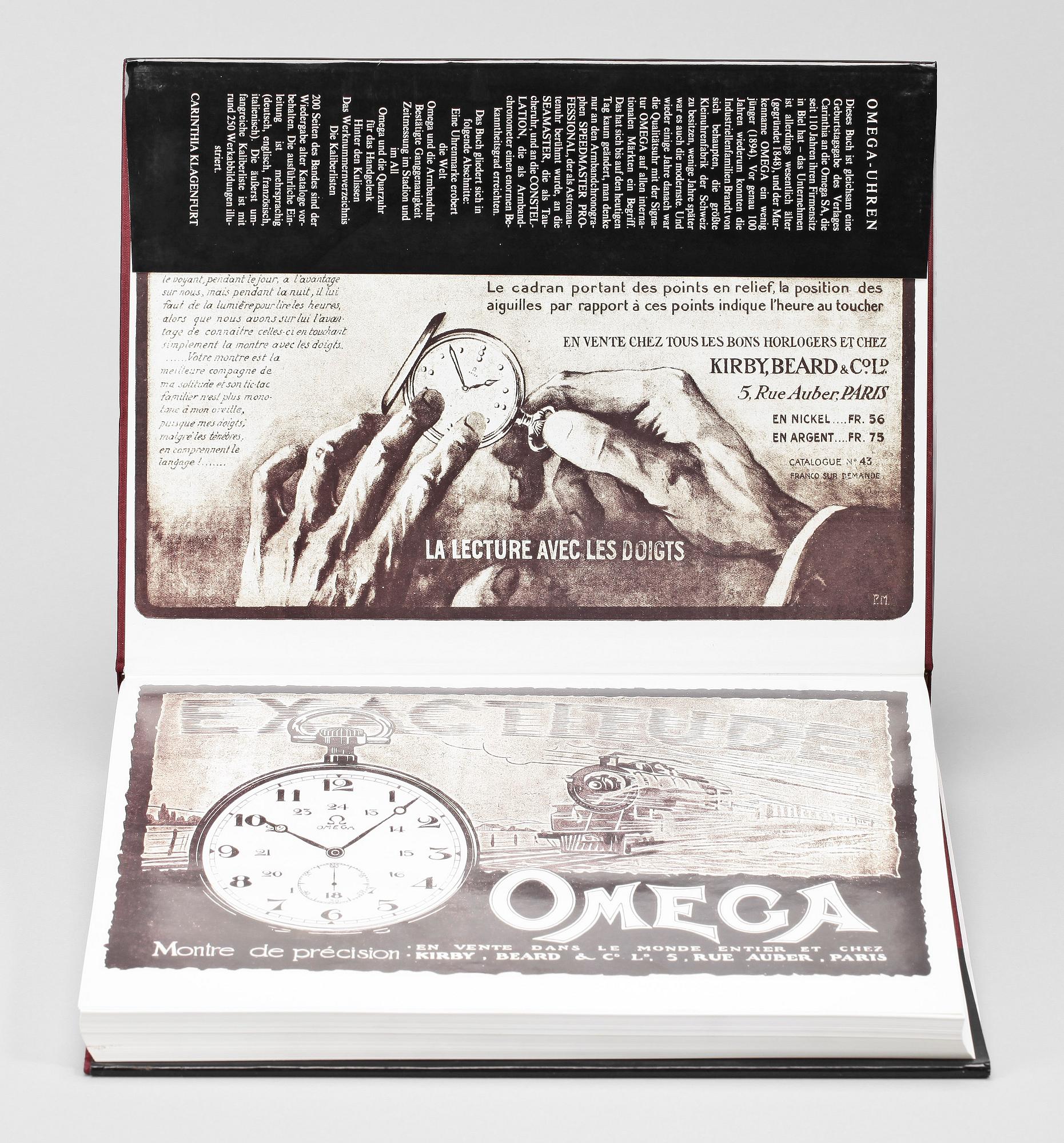 BOK, "Omega Uhren" Anton Kreutzer, Carinthia Klagenfurt Universitätsverlag, Tyskland, 1990.