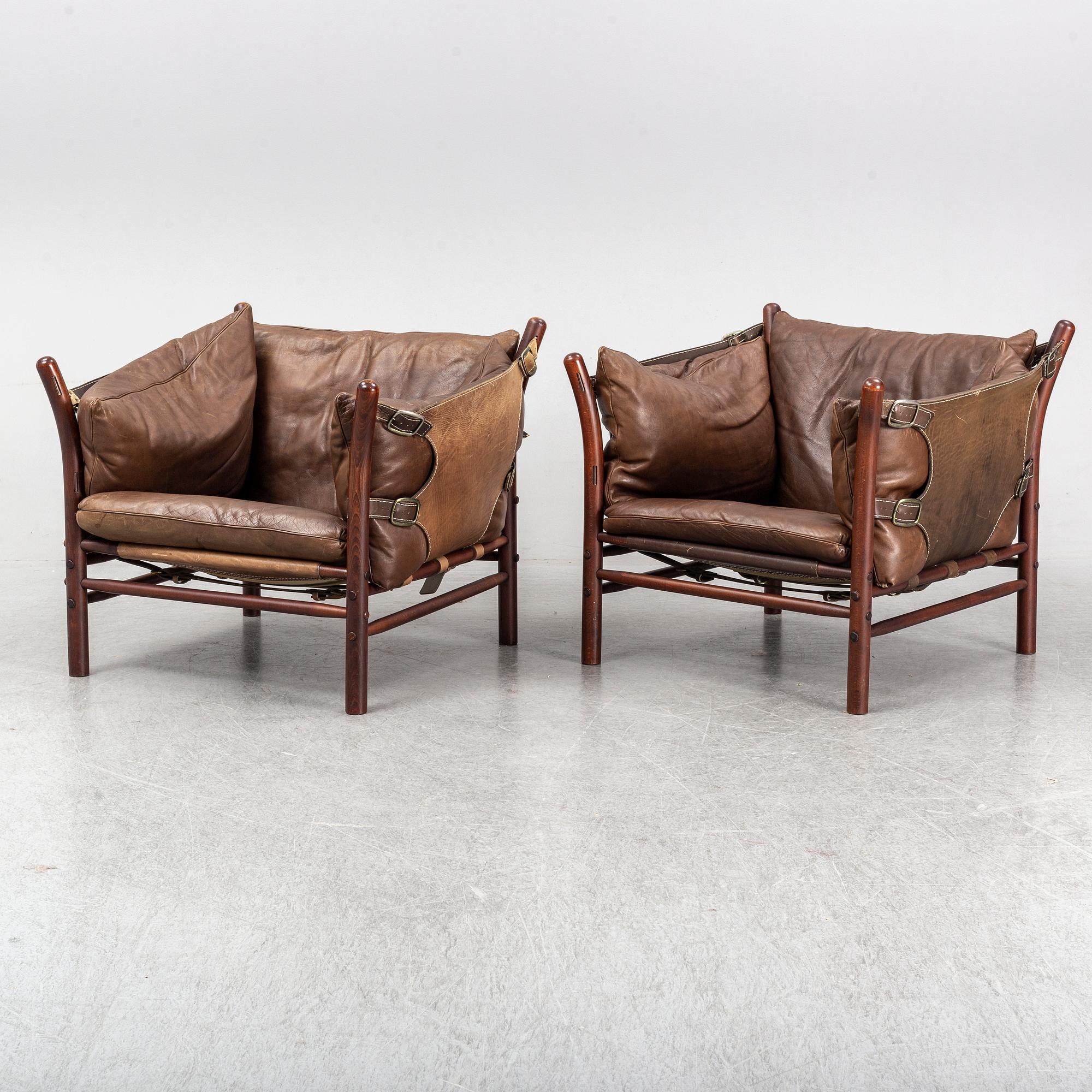 ARNE NORELL, a pair of 'Ilona' easy chairs.
