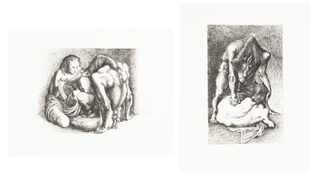 Michael Ayrton, "Minotaur", 2 pcs.