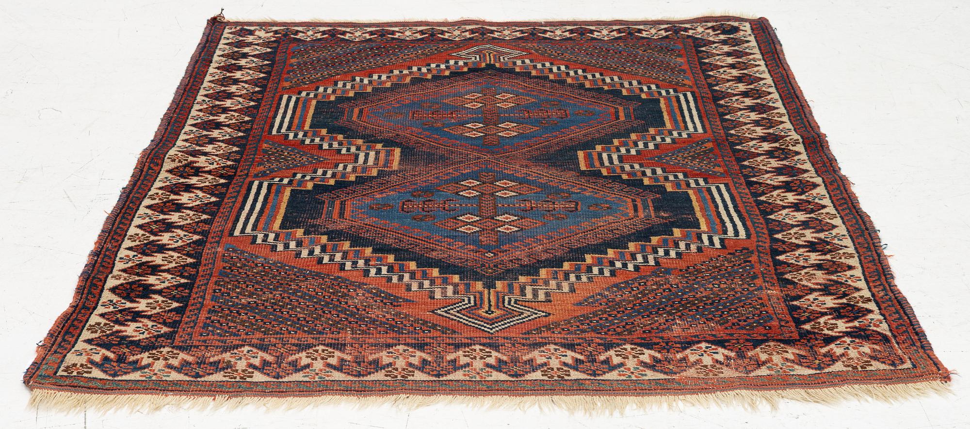 Matta, antik afshar, ca. 142 x 120 cm.