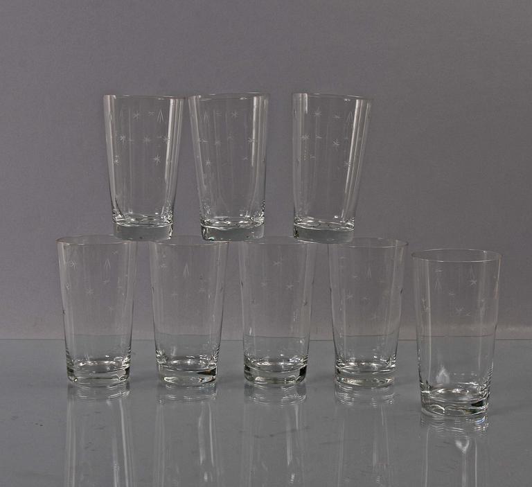 GLASSERVIS, 48 delar glas.