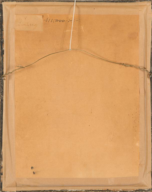 Hugo Simberg, linjeetsning och torrnål, signerad fecit.
