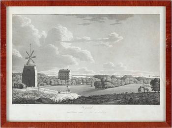 ULRIK THERSNER, efter, gravyrer, 4st, 1800-talets första hälft.