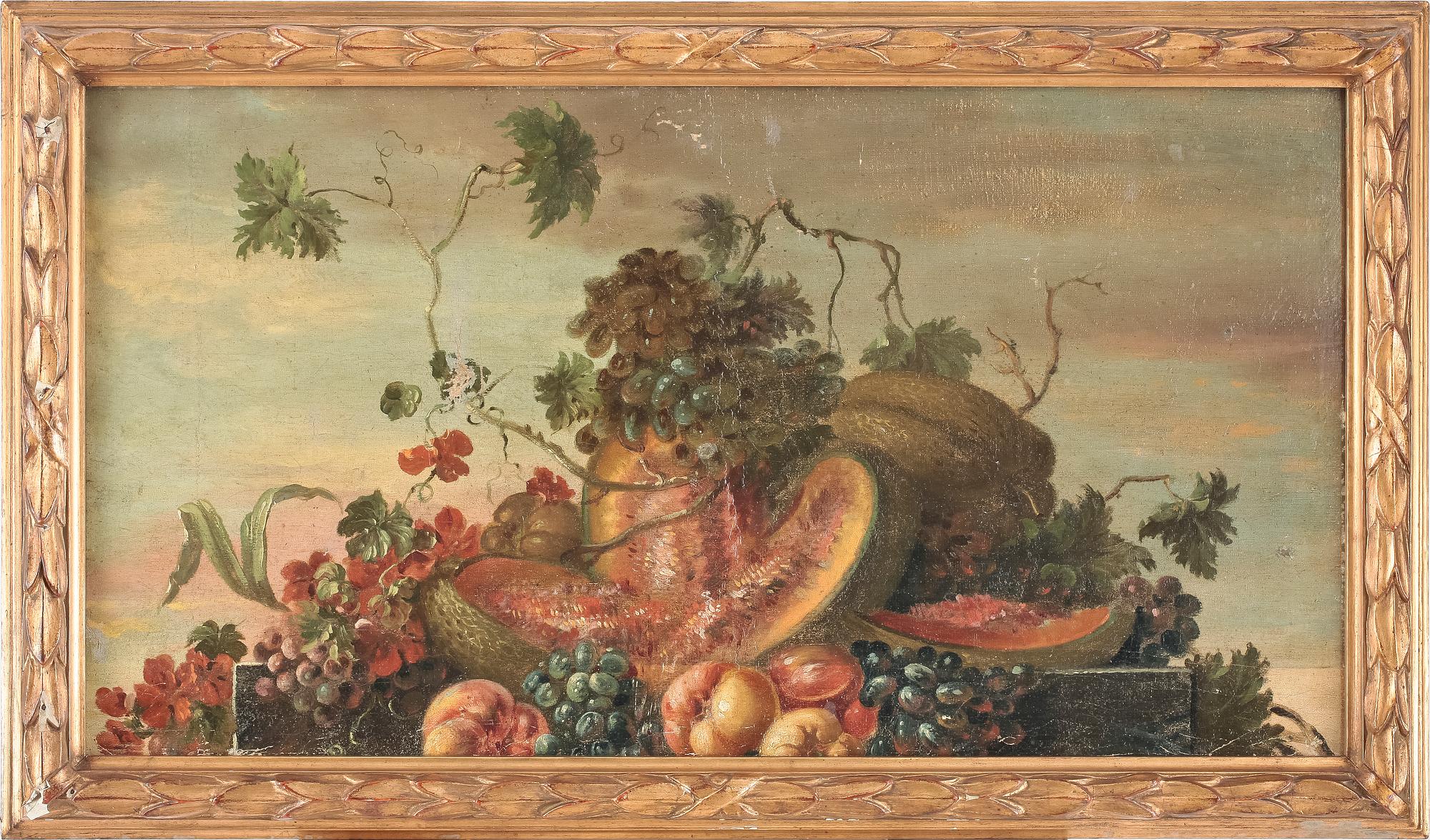 OKÄND KONSTNÄR, ett par, olja på duk, tidigt 1800-tal.