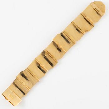 A Björn Weckström bracelet 18K gold "Golden Stream", for Lapponia.