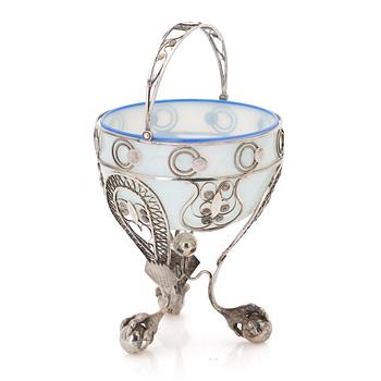 Sweet dish, silver, 19th century.