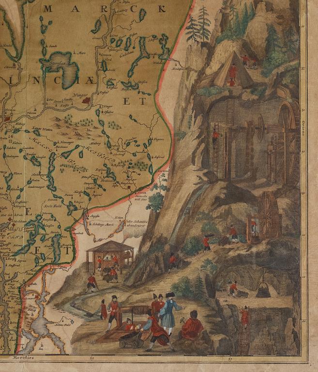 Johann Baptist Homann, map dated 1729.