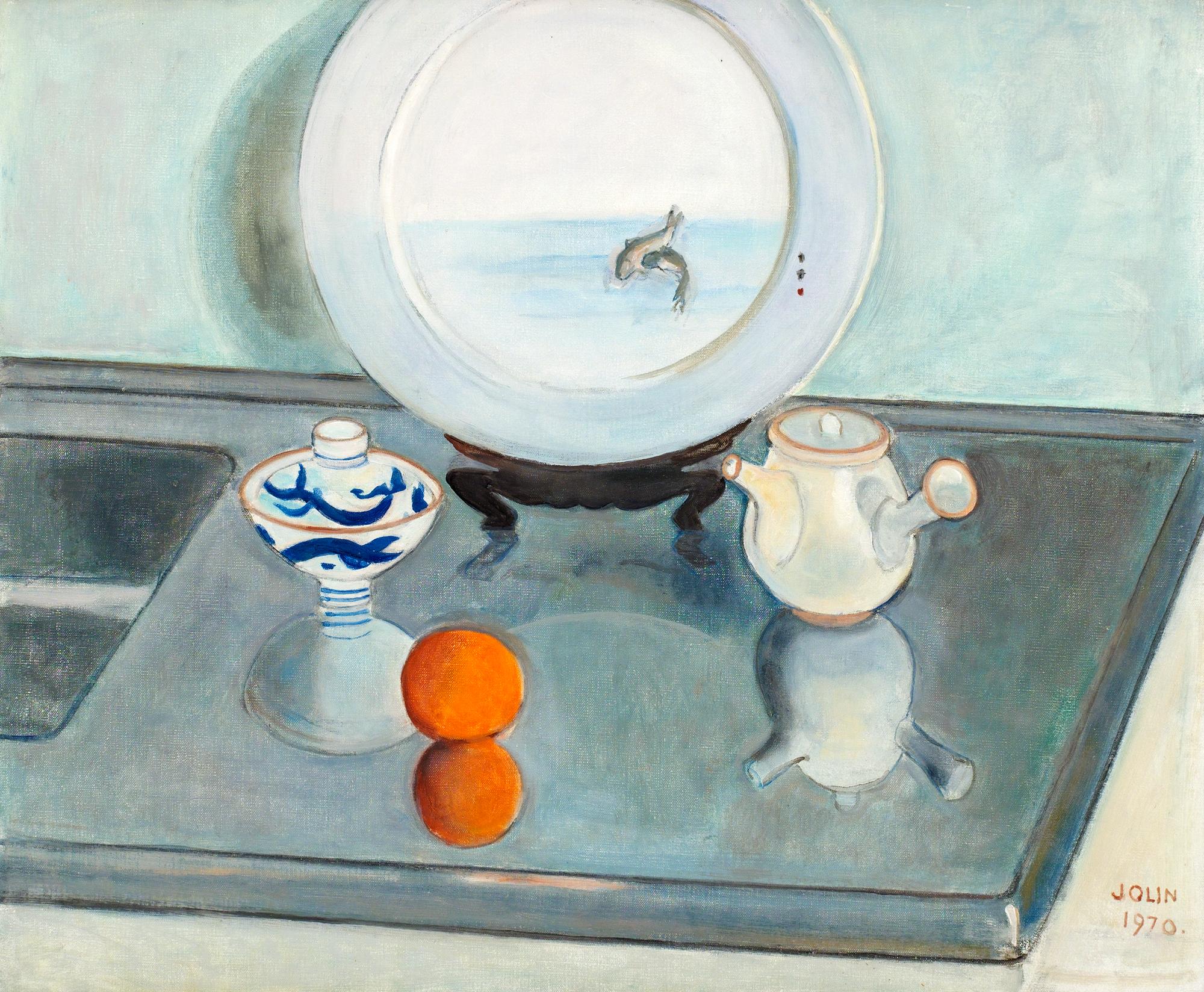 Einar Jolin, Stilleben med apelsin.