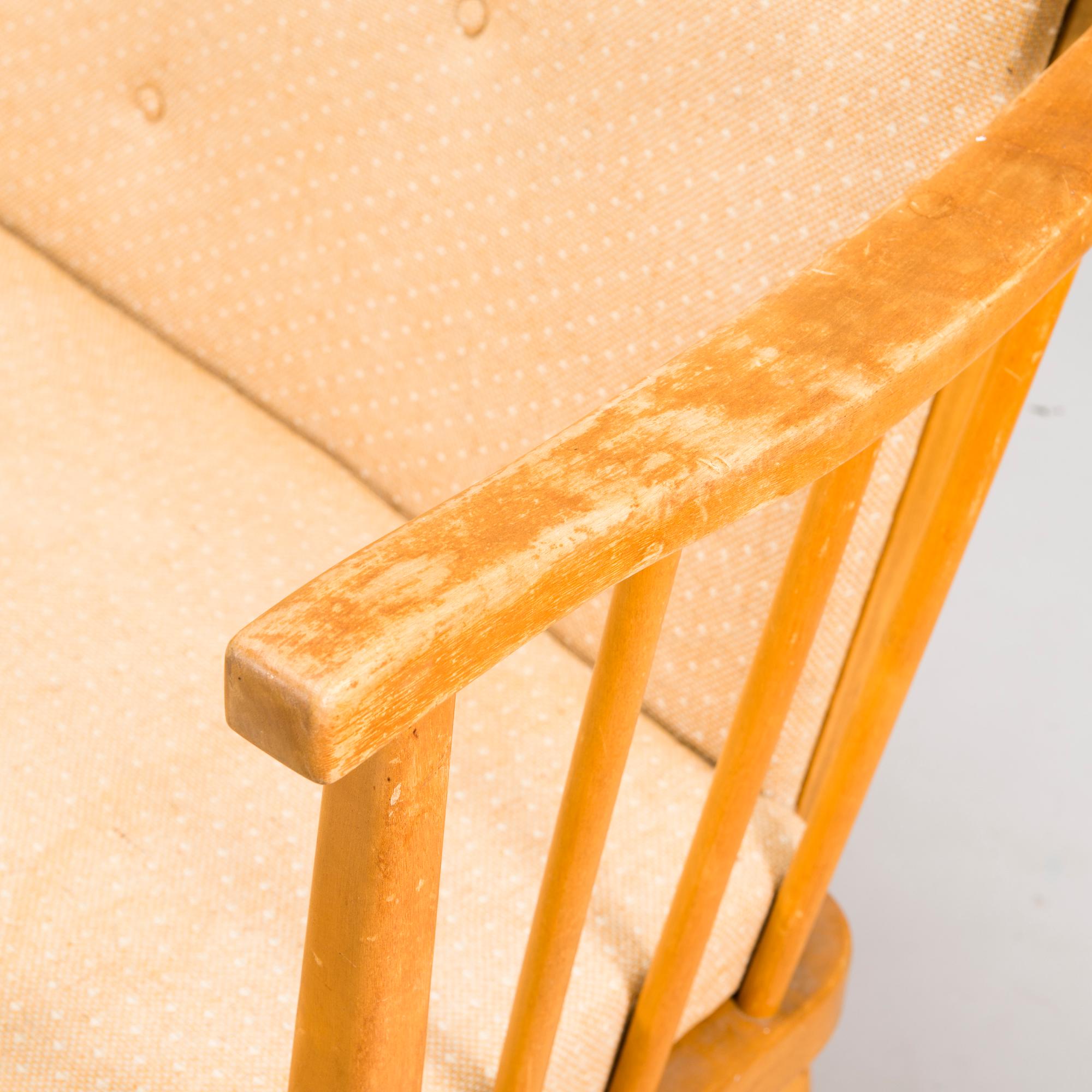 Werner West, WERNER WEST, A late 1940s sofa for Oy Stockmann Ab, Keravan puusepäntehdas. Finland.